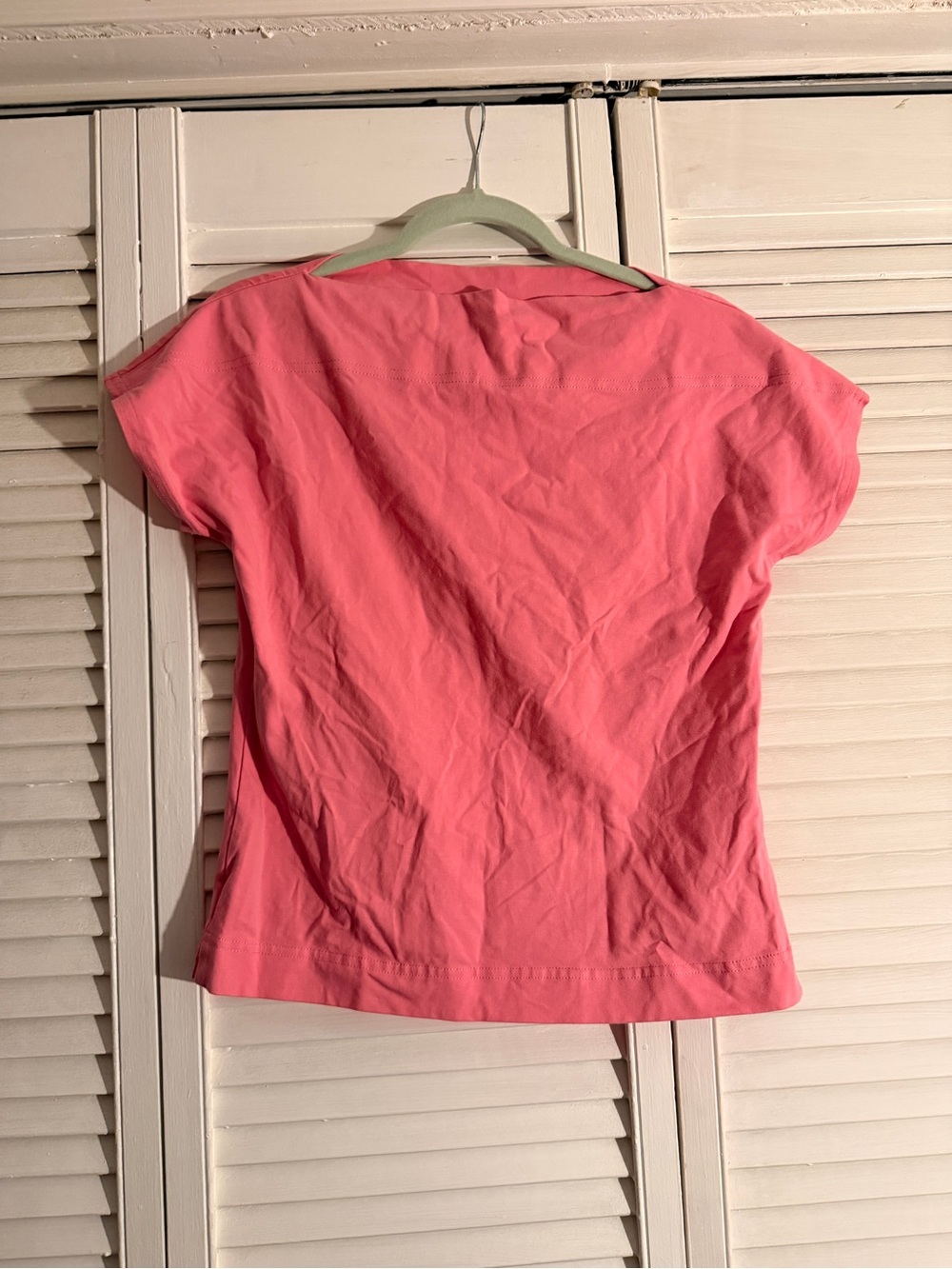 Slash neck top